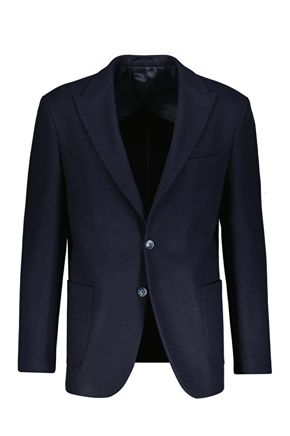 Finesuits Regular Fit Sivri Yaka 6 Drop Erkek Kaşe Ceket 2522102051 KSSYR Lacivert Finesuits Regular Fit Sivri Yaka 6 Drop Erkek Kaşe Ceket 2522102051 KSSYR Lacivert