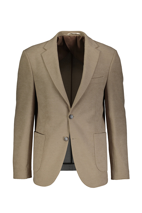 Finesuits Mono Yaka Regular Fit 6 Drop Erkek Ceket 2522102052 MYR Bej Finesuits Mono Yaka Regular Fit 6 Drop Erkek Ceket 2522102052 MYR Bej