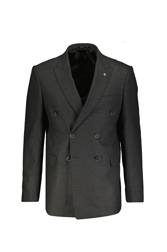 Finesuits KRUVAZE Modern Fit Sivri Yaka Çift Yırtmaç 6 Drop Erkek Mix&Match Ceket 2522101006 CKT KVMXSY6 Siyah Finesuits KRUVAZE Modern Fit Sivri Yaka Çift Yırtmaç 6 Drop Erkek Mix&Match Ceket 2522101006 CKT KVMXSY6 Siyah