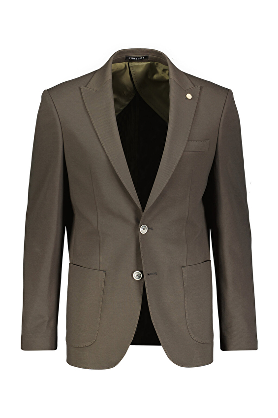 Finesuits Modern Fit Sivri Yaka Çift Yırtmaç Örme Kumaş 6 Drop Erkek Mix&Match Ceket 2522101009 CKT ORMXSY6 Haki Finesuits Modern Fit Sivri Yaka Çift Yırtmaç Örme Kumaş 6 Drop Erkek Mix&Match Ceket 2522101009 CKT ORMXSY6 Haki