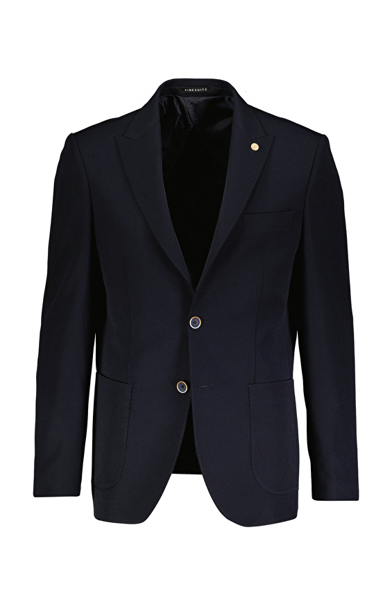 Finesuits Modern Fit Sivri Yaka Çift Yırtmaç Torbaya Giren Ceket 6 Drop Erkek Mix&Match Ceket 2522101012 TCKT TRMXSY6 Lacivert Finesuits Modern Fit Sivri Yaka Çift Yırtmaç Torbaya Giren Ceket 6 Drop Erkek Mix&Match Ceket 2522101012 TCKT TRMXSY6 Lacivert