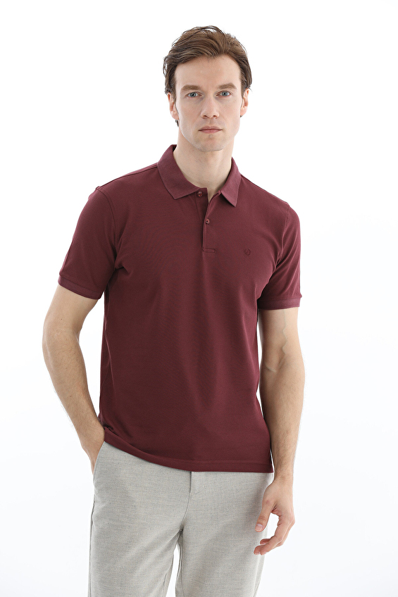 Finesuits Polo Yaka Regular Fit Erkek Tişört 2612202001 Bordo Finesuits Polo Yaka Regular Fit Erkek Tişört 2612202001 Bordo