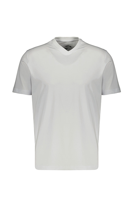Finesuits Regular Fit V Yaka Erkek Tişört 2612202009 B Beyaz Finesuits Regular Fit V Yaka Erkek Tişört 2612202009 B Beyaz