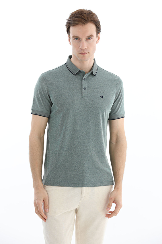 Finesuits Polo Yaka Regular Fit Erkek Tişört 2612202003 Yeşil Finesuits Polo Yaka Regular Fit Erkek Tişört 2612202003 Yeşil