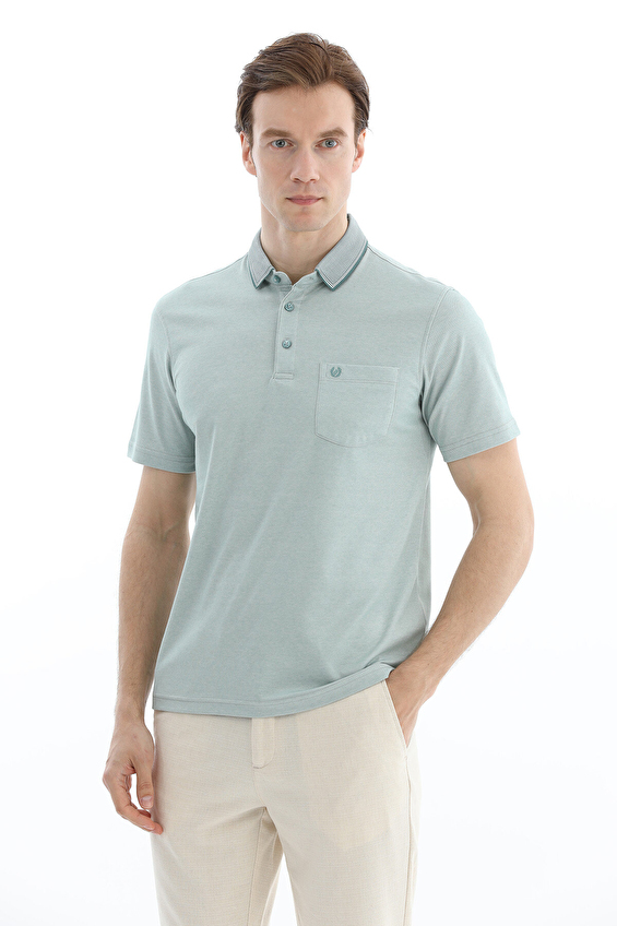 Finesuits Polo Yaka Regular Fit Erkek Tişört 2612202004 Açık yeşil Finesuits Polo Yaka Regular Fit Erkek Tişört 2612202004 Açık yeşil