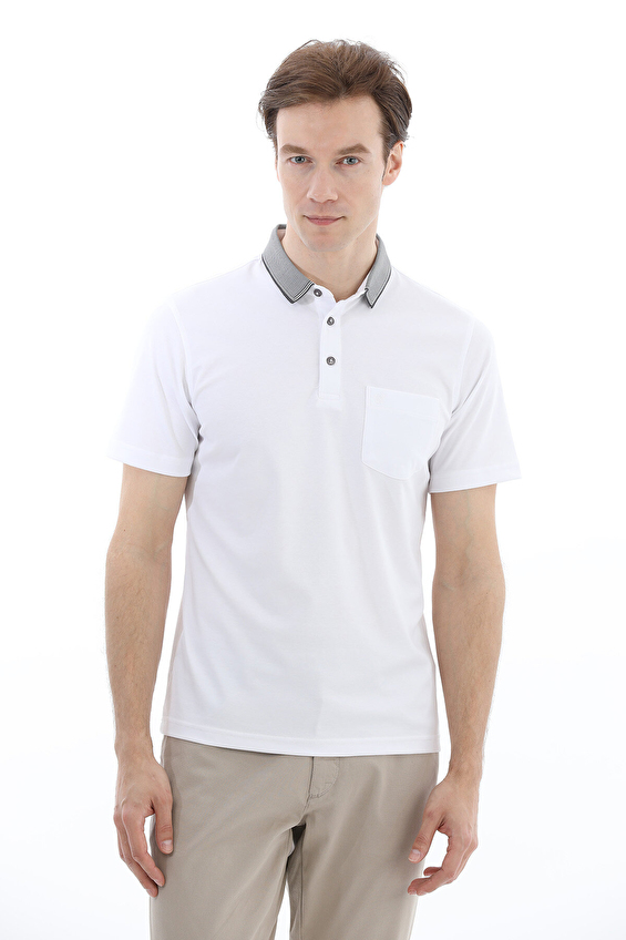 Finesuits Polo Yaka Regular Fit Erkek Tişört 2612202004 Beyaz Finesuits Polo Yaka Regular Fit Erkek Tişört 2612202004 Beyaz