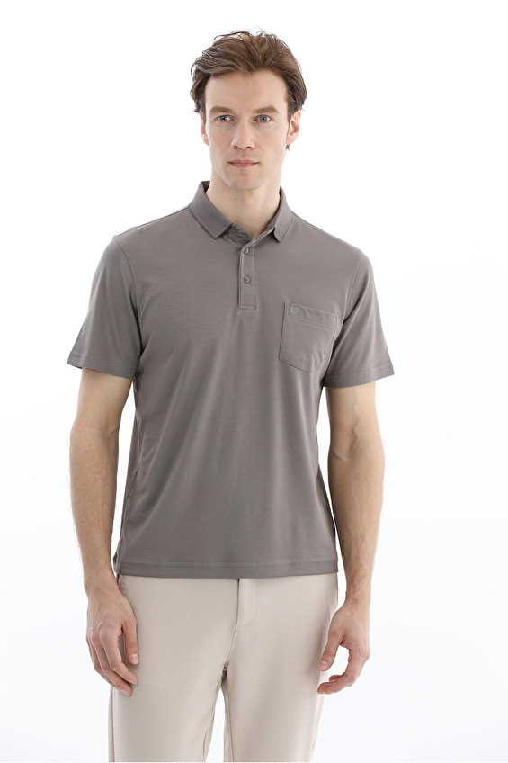 Finesuits Polo Yaka Regular Fit Erkek Tişört 2612202004 Vizon Finesuits Polo Yaka Regular Fit Erkek Tişört 2612202004 Vizon