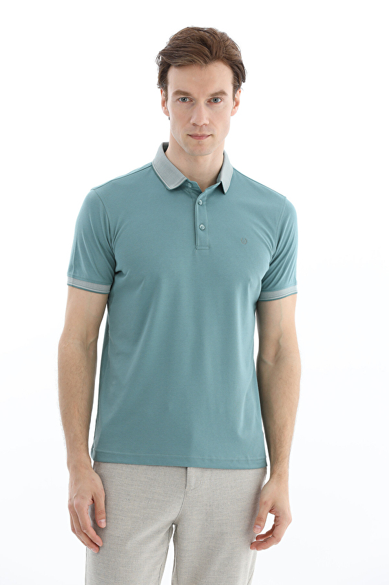 Finesuits Polo Yaka Regular Fit Erkek Tişört 2612202005 Yeşil Finesuits Polo Yaka Regular Fit Erkek Tişört 2612202005 Yeşil