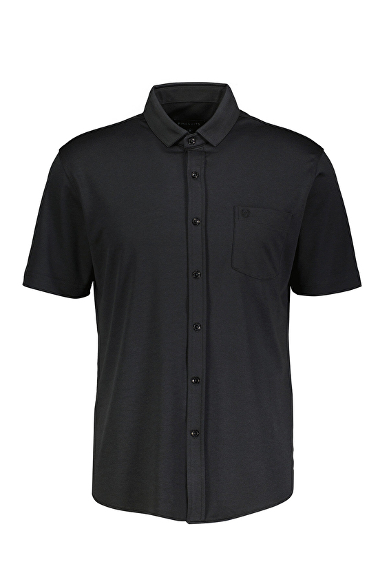 Finesuits Regular Fit Gömlek Yaka Erkek Gömlek 2612202006 Siyah/füme Finesuits Regular Fit Gömlek Yaka Erkek Gömlek 2612202006 Siyah/füme