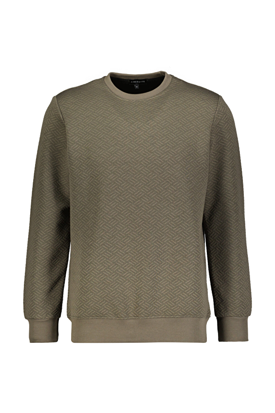 Finesuits Regular Fit Bisiklet Yaka Erkek Kapitone Sweatshirt 252209021 KAPOYR Haki Finesuits Regular Fit Bisiklet Yaka Erkek Kapitone Sweatshirt 252209021 KAPOYR Haki