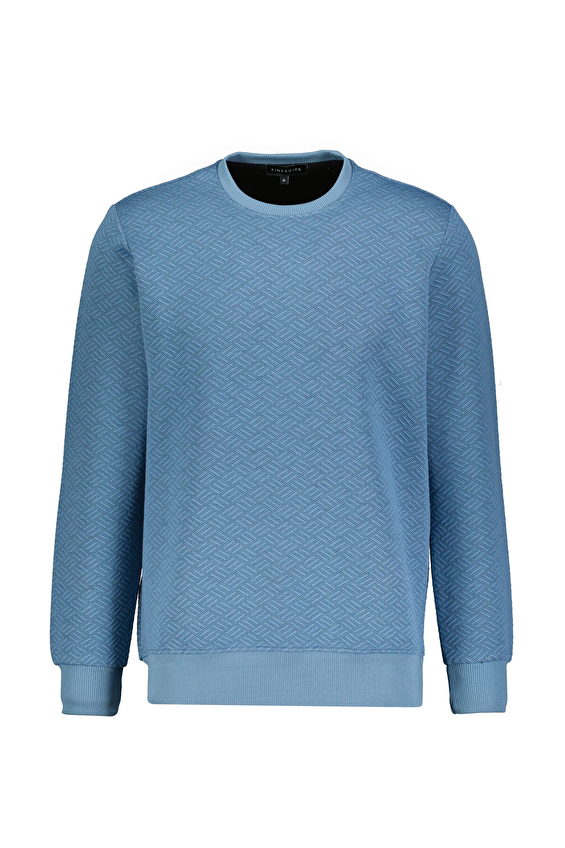 Finesuits Regular Fit Bisiklet Yaka Erkek Kapitone Sweatshirt 252209021 KAPOYR Mavi Finesuits Regular Fit Bisiklet Yaka Erkek Kapitone Sweatshirt 252209021 KAPOYR Mavi