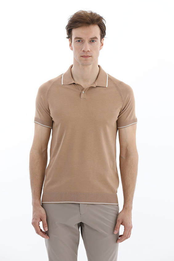 Finesuits Polo Yaka Regular Fit Erkek Tişört 2612202304 Vizon Finesuits Polo Yaka Regular Fit Erkek Tişört 2612202304 Vizon