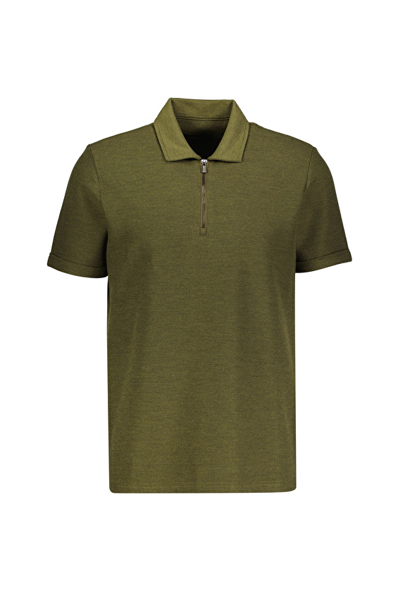 Finesuits Regular Fit Polo Fermuarlı Yaka Erkek Tişört 2612202104 Açık haki Finesuits Regular Fit Polo Fermuarlı Yaka Erkek Tişört 2612202104 Açık haki