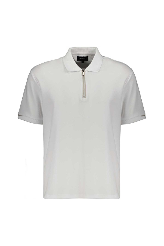 Finesuits Regular Fit Polo Fermuarlı Yaka Erkek Tişört 2612202106 Beyaz Finesuits Regular Fit Polo Fermuarlı Yaka Erkek Tişört 2612202106 Beyaz
