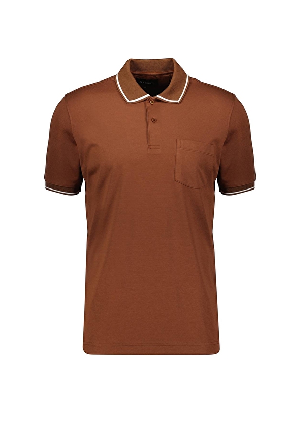 Finesuits POLO YAKA Erkek Tişört 2612202024 B Kiremit