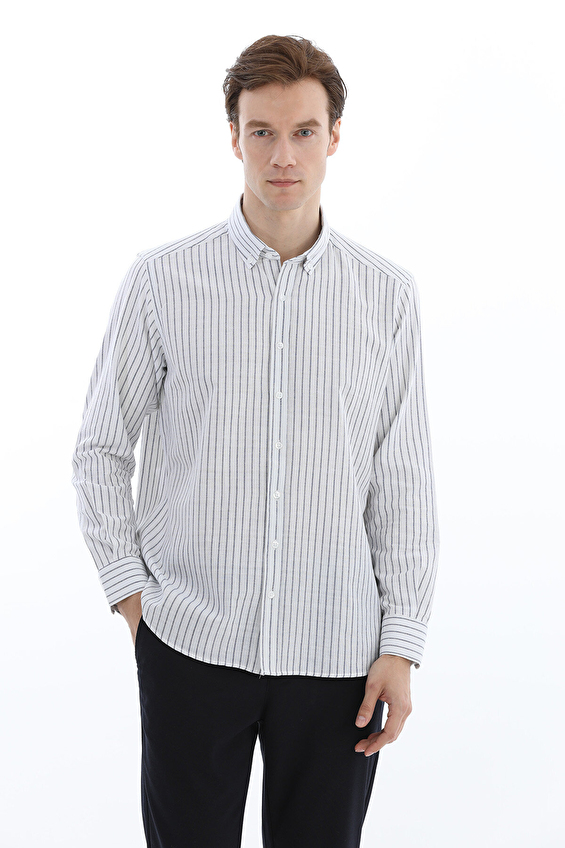 Finesuits Erkek Gömlek 2612103156 Beyaz/lacivert Finesuits Erkek Gömlek 2612103156 Beyaz/lacivert