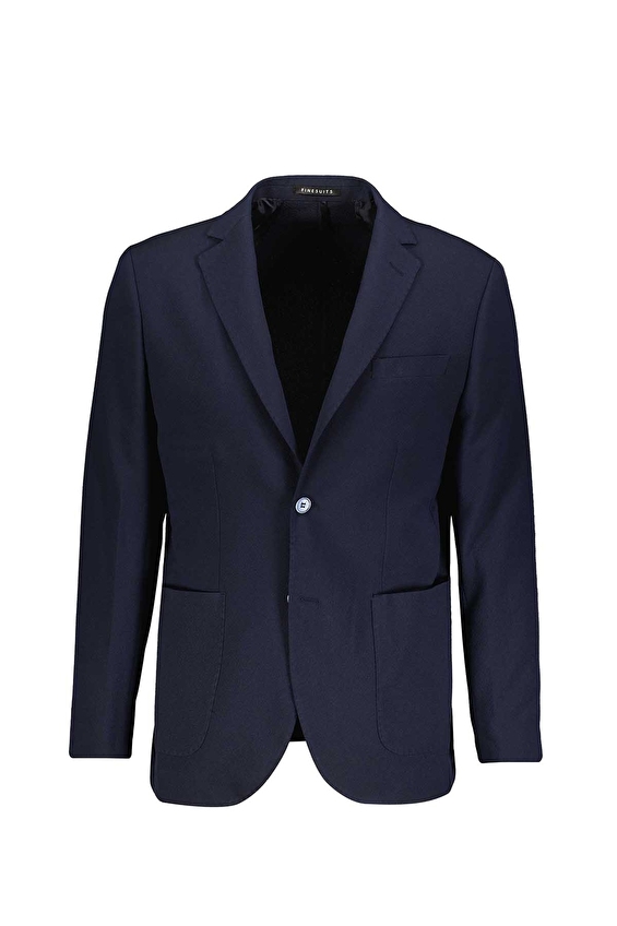 Finesuits Mono Yaka Modern Fit Erkek Ceket 2612105022 CKT6D Lacivert Finesuits Mono Yaka Modern Fit Erkek Ceket 2612105022 CKT6D Lacivert