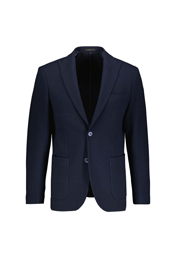 Finesuits Modern Fit Sivri Yaka Erkek Ceket 2612105032 Lacivert Finesuits Modern Fit Sivri Yaka Erkek Ceket 2612105032 Lacivert