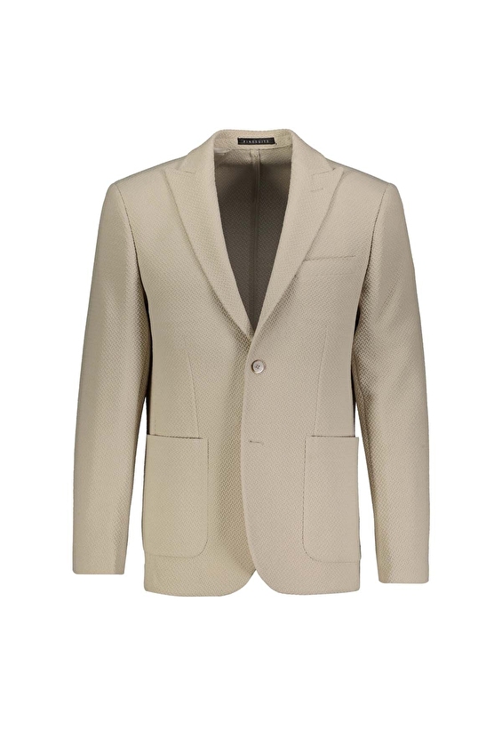 Finesuits Modern Fit Sivri Yaka Erkek Ceket 2612105032 Açık gri Finesuits Modern Fit Sivri Yaka Erkek Ceket 2612105032 Açık gri