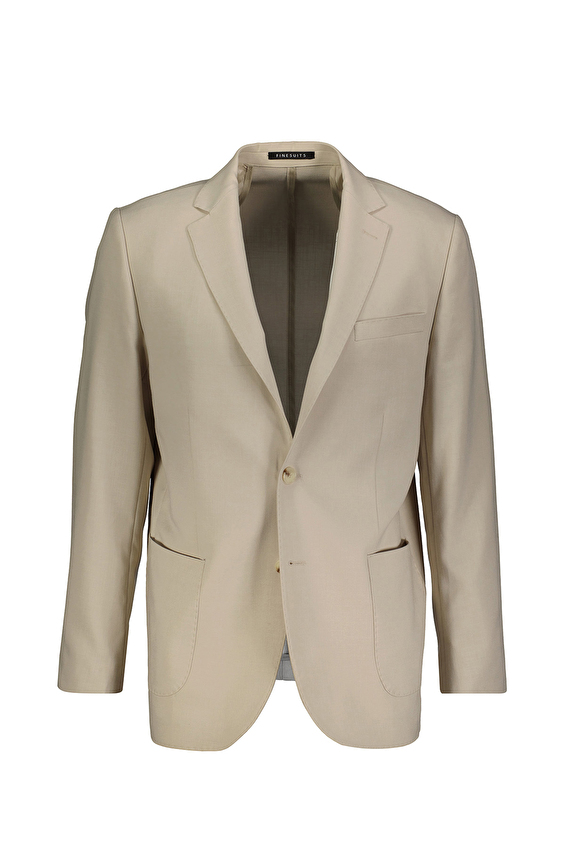 Finesuits Erkek Ceket 2612105035 CKT6D Bej Finesuits Erkek Ceket 2612105035 CKT6D Bej