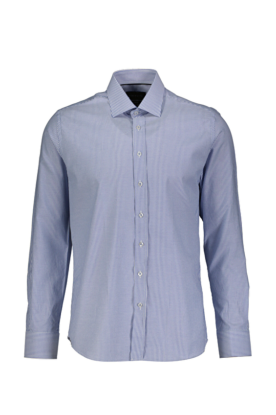 Finesuits Slim Fit Erkek Gömlek 2612104002 Mavi Finesuits Slim Fit Erkek Gömlek 2612104002 Mavi