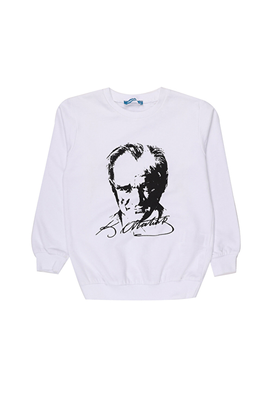 Funfair Pamuklu Regular Fit Bisiklet Yaka Uzun Kollu Çocuk Sweatshirt 2326201881 K Beyaz Funfair Pamuklu Regular Fit Bisiklet Yaka Uzun Kollu Çocuk Sweatshirt 2326201881 K Beyaz