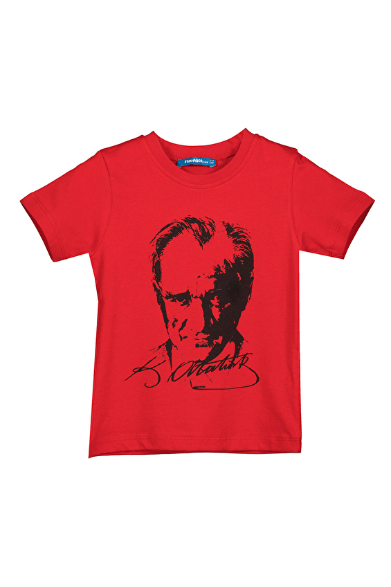 Funfair Pamuklu Regular Fit Bisiklet Yaka Kısa Kollu Erkek Çocuk Tişört 2416211881 ATA Kırmızı Funfair Pamuklu Regular Fit Bisiklet Yaka Kısa Kollu Erkek Çocuk Tişört 2416211881 ATA Kırmızı