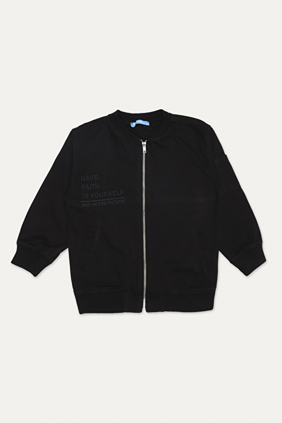 Funfair Erkek Çocuk Gabardin Ceket 2516201003 G K M7737 Siyah Funfair Erkek Çocuk Gabardin Ceket 2516201003 G K M7737 Siyah