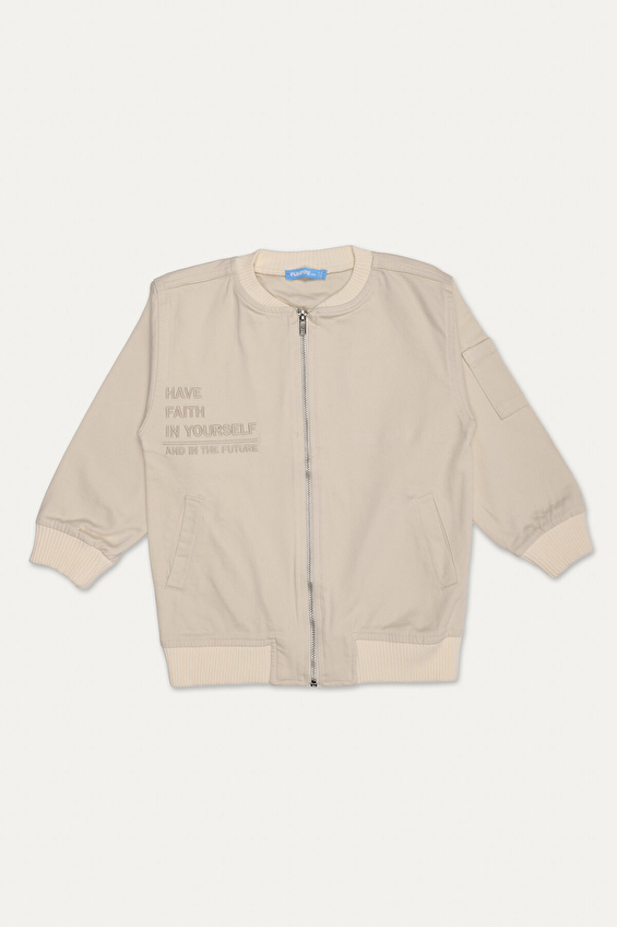 Funfair Erkek Çocuk Gabardin Ceket 2516201003 G K M7737 Krem Funfair Erkek Çocuk Gabardin Ceket 2516201003 G K M7737 Krem