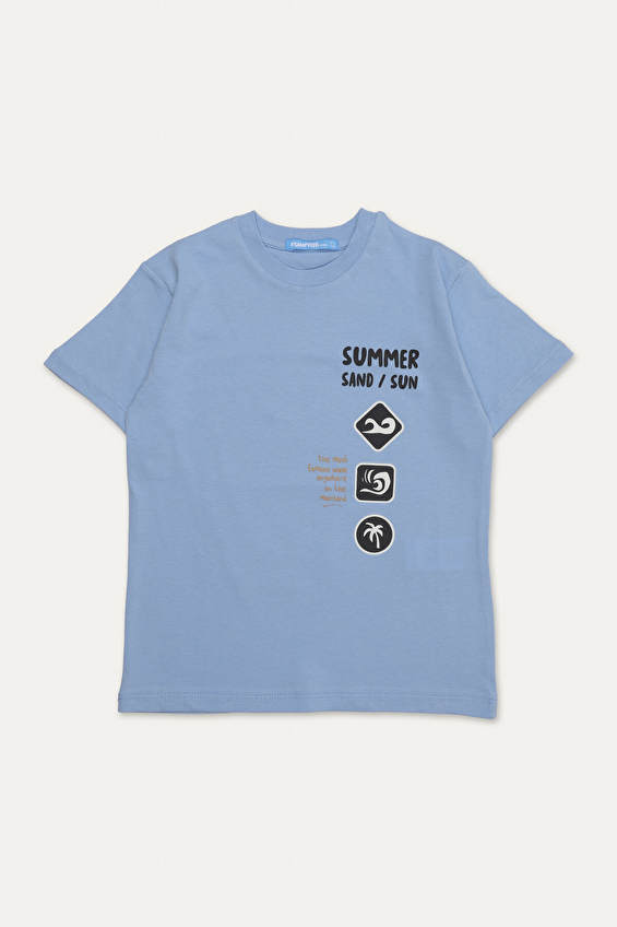 Funfair Erkek Çocuk Baskılı Tişört 2516210054.K.M7689 Funfair Erkek Çocuk Baskılı Tişört 2516210054.K.M7689