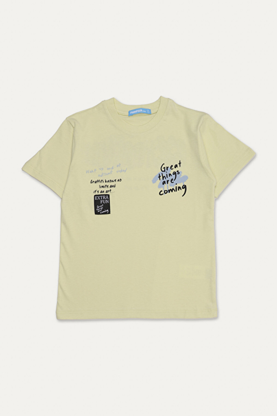 Funfair Erkek Çocuk Baskılı Tişört 2516210055.K.M7681 Funfair Erkek Çocuk Baskılı Tişört 2516210055.K.M7681