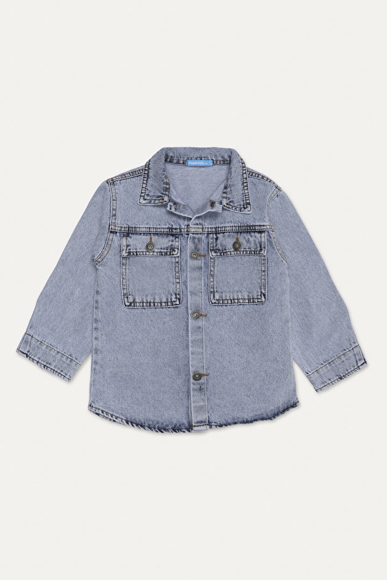 Funfair Erkek Çocuk Kot Gömlek Ceket 2516201007 G B M7671 Mavi Funfair Erkek Çocuk Kot Gömlek Ceket 2516201007 G B M7671 Mavi