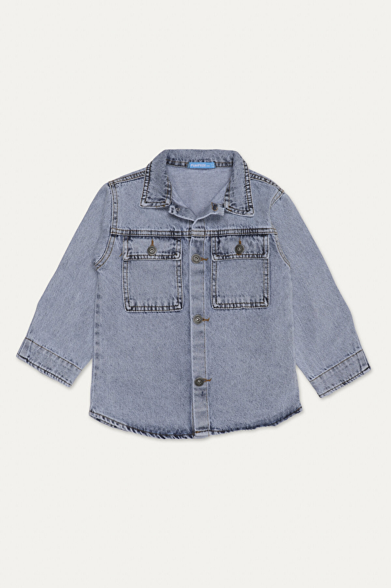 Funfair Erkek Çocuk Kot Gömlek Ceket 2516201007 G K M7670 Mavi Funfair Erkek Çocuk Kot Gömlek Ceket 2516201007 G K M7670 Mavi