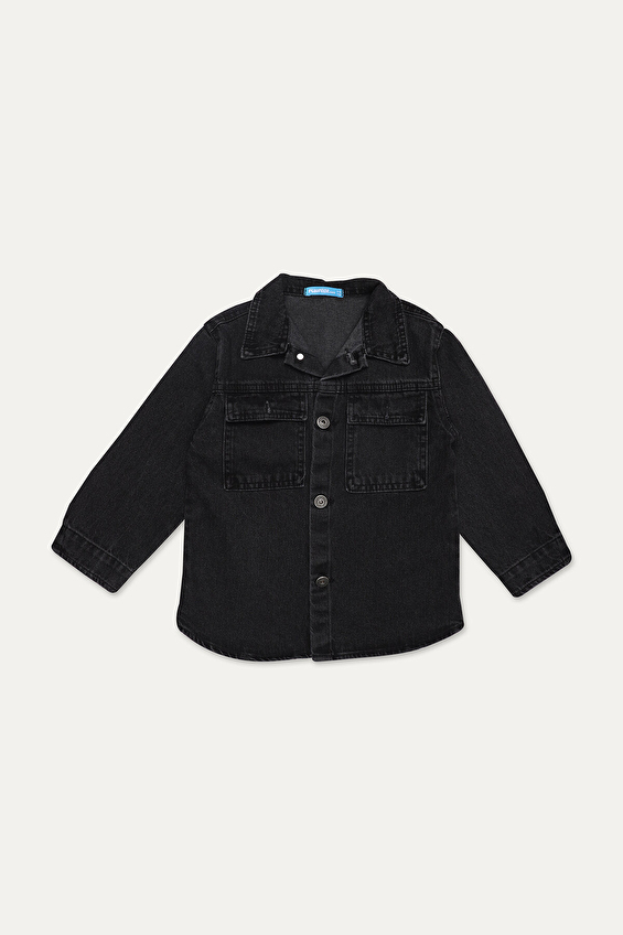 Funfair Erkek Çocuk Kot Gömlek Ceket 2516201007 G K M7670 Siyah Funfair Erkek Çocuk Kot Gömlek Ceket 2516201007 G K M7670 Siyah