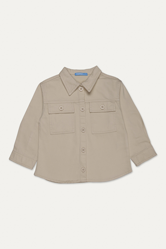 Funfair Erkek Çocuk Gabardin Gömlek Ceket 2516201006 G K M7668 Krem Funfair Erkek Çocuk Gabardin Gömlek Ceket 2516201006 G K M7668 Krem