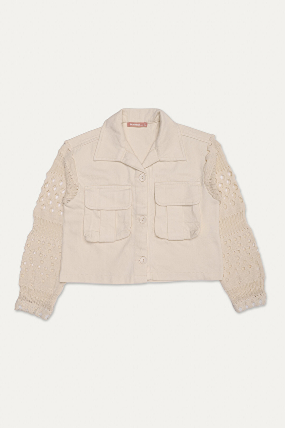 Funfair Kız Çocuk Ceket 2516323010 J20071 Ekru Funfair Kız Çocuk Ceket 2516323010 J20071 Ekru