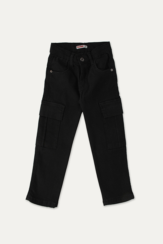 Funfair Erkek Çocuk Kargo Cepli Kot Pantolon 2516208005 J SM 2007 Siyah Funfair Erkek Çocuk Kargo Cepli Kot Pantolon 2516208005 J SM 2007 Siyah