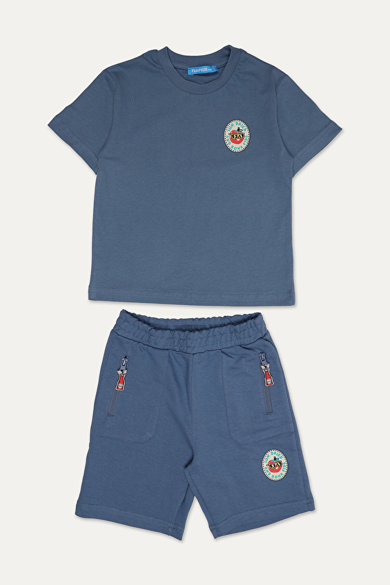 Funfair Erkek Çocuk Şortlu Takım 2516202040 EC 7273 TK Mavi Funfair Erkek Çocuk Şortlu Takım 2516202040 EC 7273 TK Mavi