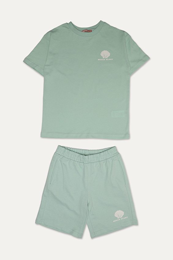 Funfair Kız Çocuk Şortlu Takım 2516302022 KC 7134 TK Yeşil Funfair Kız Çocuk Şortlu Takım 2516302022 KC 7134 TK Yeşil