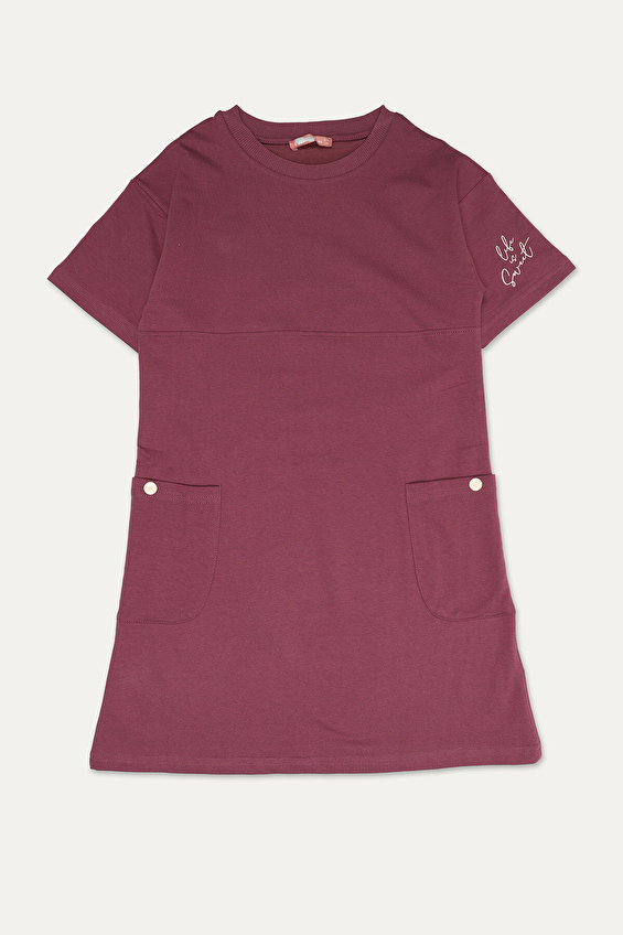 Funfair Kız Çocuk Elbise 2516310024 KC 7708 Gül kurusu Funfair Kız Çocuk Elbise 2516310024 KC 7708 Gül kurusu