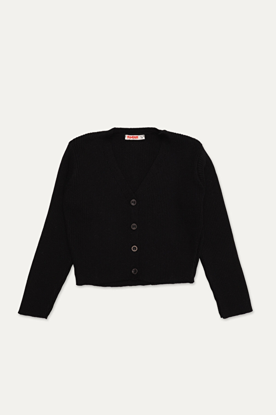 Funfair Regular Fit Düğmeli Kız Çocuk Triko Hırka 2526323002 N 4 Siyah Funfair Regular Fit Düğmeli Kız Çocuk Triko Hırka 2526323002 N 4 Siyah