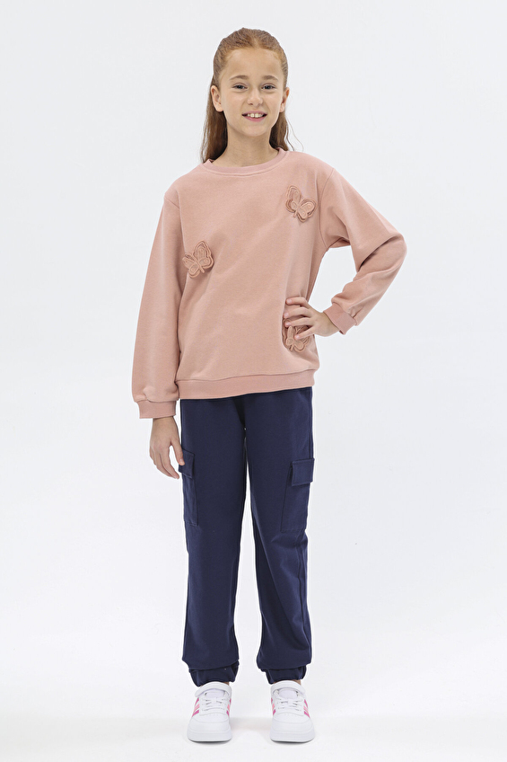 Funfair Regular Fit Bisiklet Yaka 3 İplik Diagonal Kız Çocuk Sweatshirt 2526325006 1005 Açık kahverengi Funfair Regular Fit Bisiklet Yaka 3 İplik Diagonal Kız Çocuk Sweatshirt 2526325006 1005 Açık kahverengi