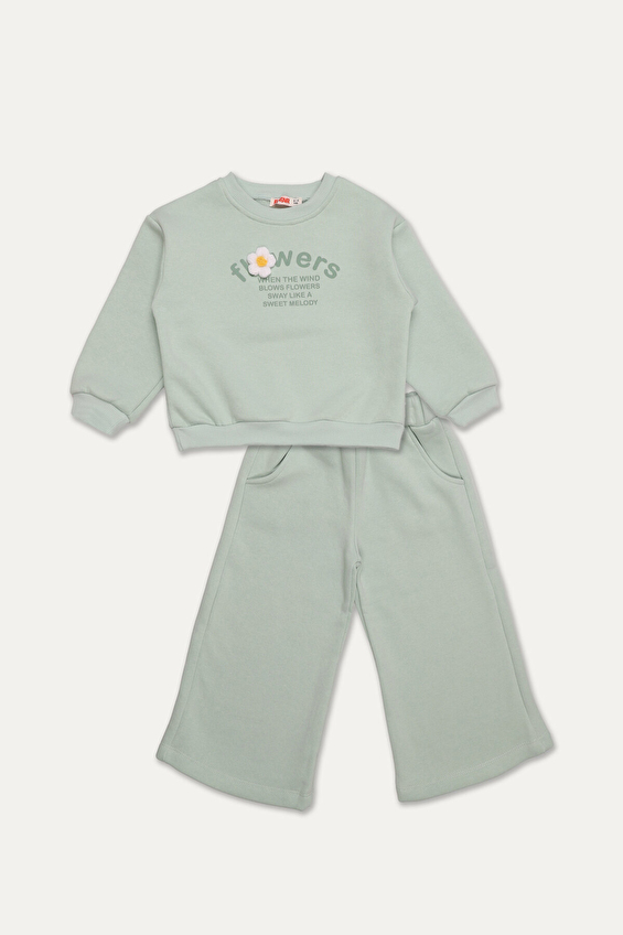 Funfair Beli Lastikli Regular Fit Bisiklet Yaka Düz 3 İplik Şardonlu Kız Çocuk Eşofman Takım 2526302016 2535 Mint Funfair Beli Lastikli Regular Fit Bisiklet Yaka Düz 3 İplik Şardonlu Kız Çocuk Eşofman Takım 2526302016 2535 Mint