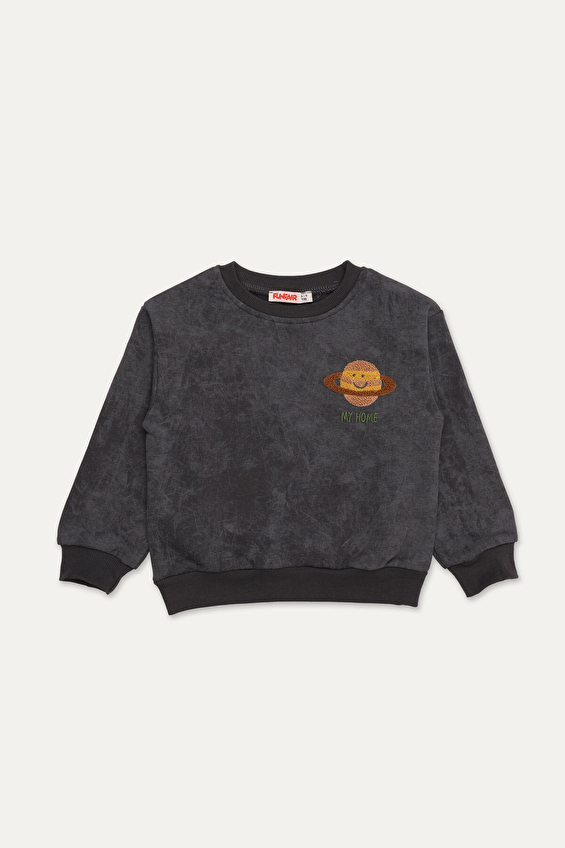 Funfair Regular Fit 3 İplik Yıkamalı Bisiklet Yaka Erkek Çocuk Sweatshirt 2526207009 305 Antrasit Funfair Regular Fit 3 İplik Yıkamalı Bisiklet Yaka Erkek Çocuk Sweatshirt 2526207009 305 Antrasit