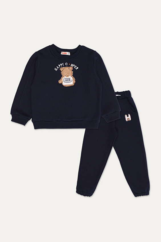 Funfair Regular Fit Bisiklet Yaka 3 İplik Şardonlu Erkek Çocuk Eşofman Takım 2526202013 3535 Lacivert Funfair Regular Fit Bisiklet Yaka 3 İplik Şardonlu Erkek Çocuk Eşofman Takım 2526202013 3535 Lacivert