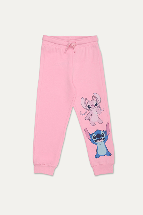 Lilo&Stitch Beli Lastikli Regular Fit Ribanalı Paça 2 İplik Kız Çocuk Eşofman Altı 252OZLS 1002 Pembe Lilo&Stitch Beli Lastikli Regular Fit Ribanalı Paça 2 İplik Kız Çocuk Eşofman Altı 252OZLS 1002 Pembe