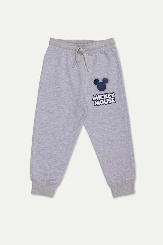 Mickey Mouse Beli Lastikli Regular Fit Ribanalı Paça 2 İplik Erkek Çocuk Eşofman Altı 252OZMK 1007 Gri melanj Mickey Mouse Beli Lastikli Regular Fit Ribanalı Paça 2 İplik Erkek Çocuk Eşofman Altı 252OZMK 1007 Gri melanj