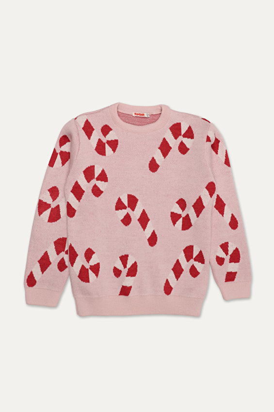 Funfair Örme Triko Bisiklet Yaka Oversize Fit Kız Çocuk Kazak 2526309008 4292 Pudra Funfair Örme Triko Bisiklet Yaka Oversize Fit Kız Çocuk Kazak 2526309008 4292 Pudra