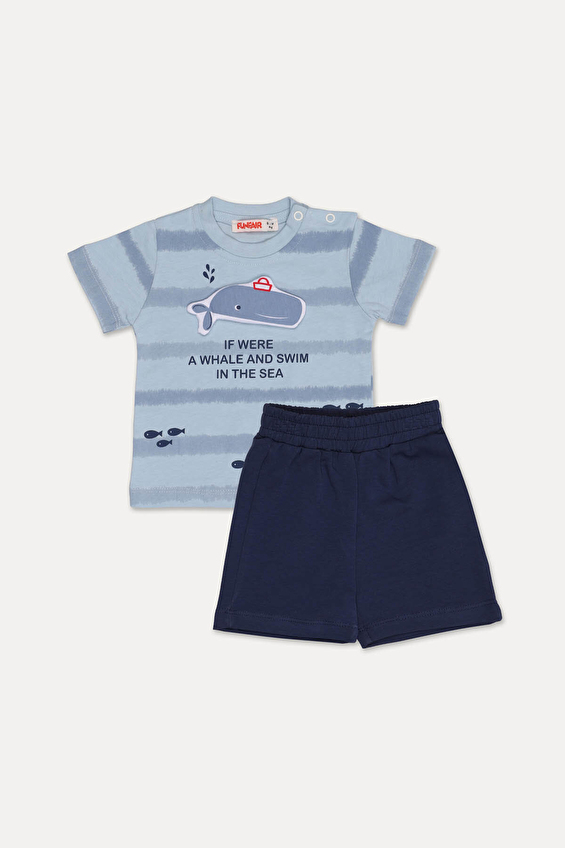 Funfair Erkek Çocuk Bebek Takım 2616113001 E OZ 13 Mavi Funfair Erkek Çocuk Bebek Takım 2616113001 E OZ 13 Mavi