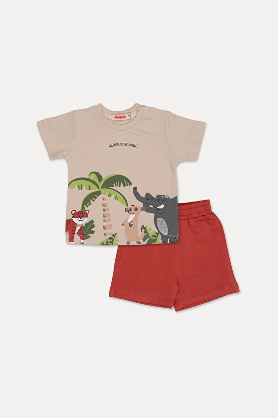 Funfair Erkek Çocuk Bebek Takım 2616113007 E OZ 19 Taş Funfair Erkek Çocuk Bebek Takım 2616113007 E OZ 19 Taş